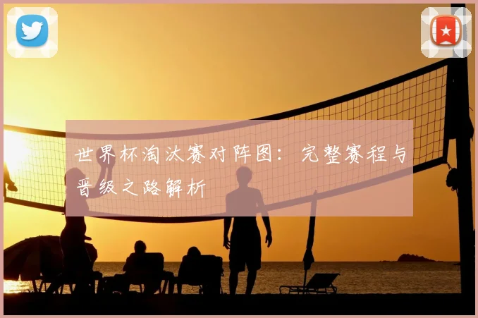 世界杯淘汰赛对阵图:完整赛程与晋级之路解析